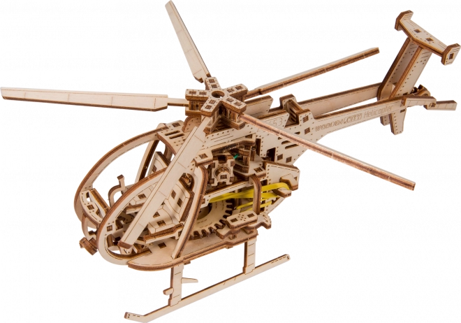 Holzpuzzle Militärhubschrauber