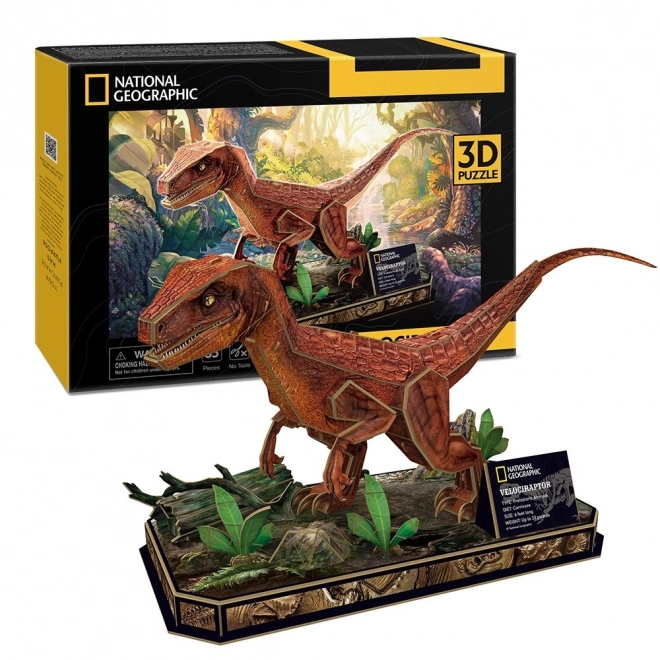 3D-Puzzle National Geographic Velociraptor