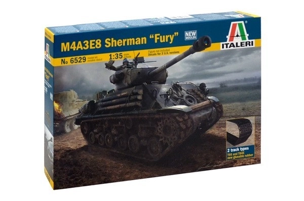 Italeri M4A3E8 Sherman Fury Modellbausatz