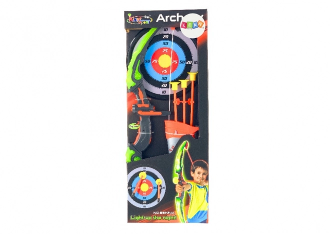 Spielzeug Bogenset mit Licht für Kinder