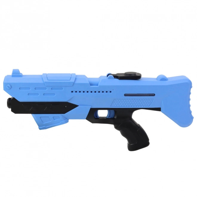 Elektrische Wasserpistole blau mit Reichweite von 10 Metern