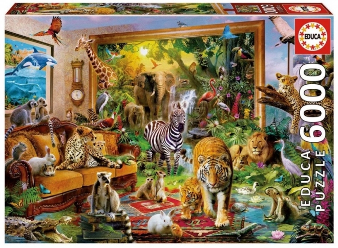 Puzzle 6000 Teile - Wildtiere