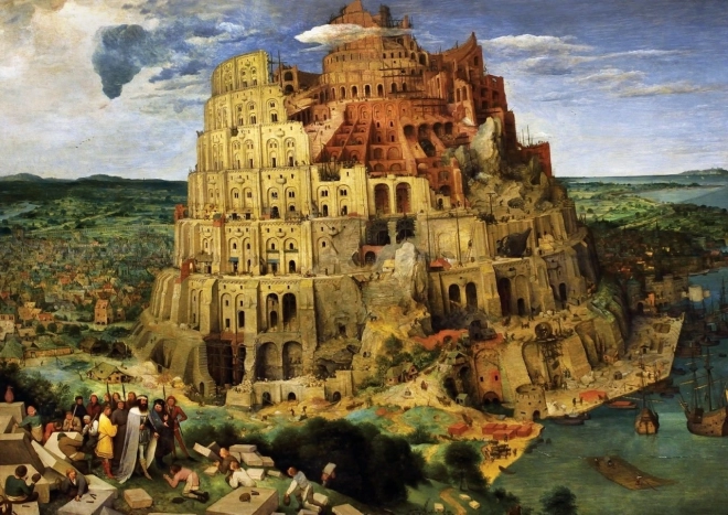 Babylonischer Turm Puzzle - Museum Serie 2000 Teile