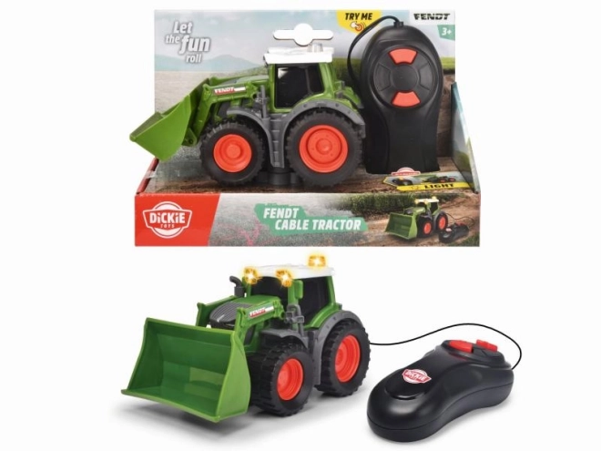 Dickie: Farm - Fendt Traktor mit Kabelsteuerung, 14 cm