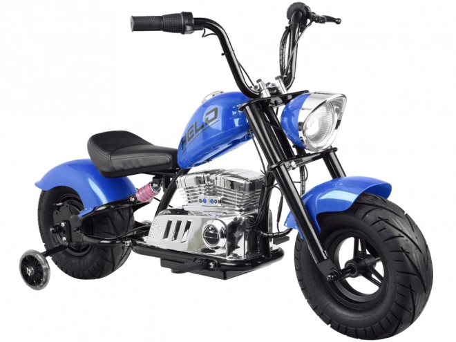 Elektrischer Chopper Motorrad für Kinder – Blau