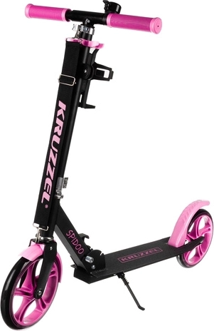 Faltbarer City-Roller für Kinder mit großen Rädern (200 mm) – rosa