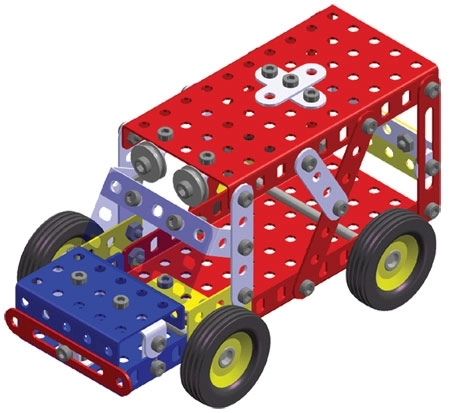 Stavebnice Buggy 10 Modelle 205 Teile