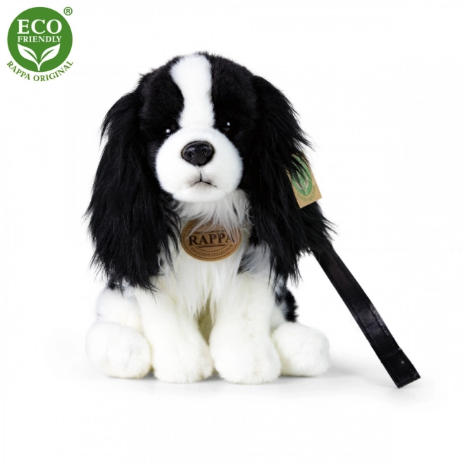 Kavalier King Charles Spaniel Plüschhund mit Leine 27 cm