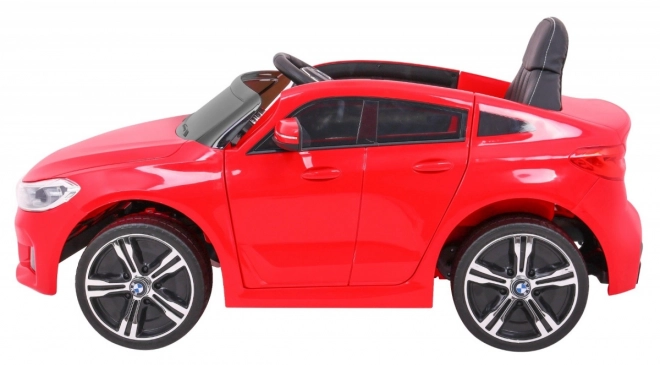 BMW 6 GT Auto mit Batterie rot + Fernsteuerung + langsamer Start + EVA + Gurte + LED MP3