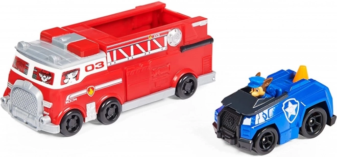 Feuerwehrwagen mit Fahrzeug - Paw Patrol