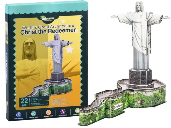 Educator 3D-Puzzle Christusstatue