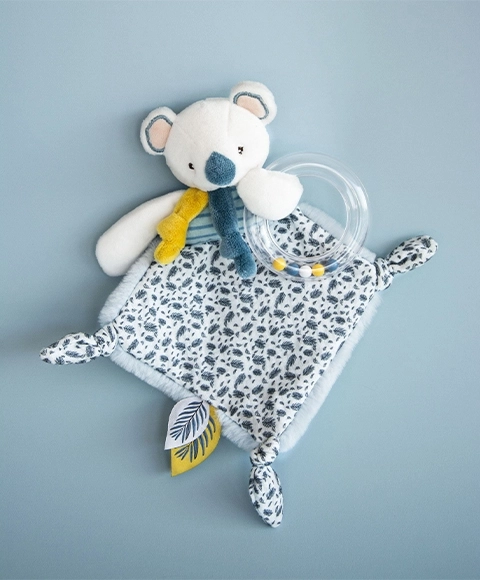 Doudou Geschenkset - Koala Yoca mit Rassel