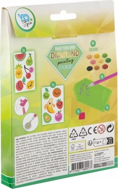 Selbstklebende Sticker Diamond