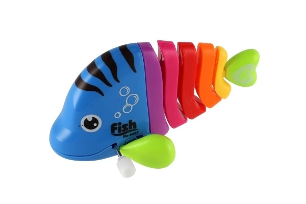 Mechanischer Fisch aus Kunststoff 11 cm, verschiedene Farben