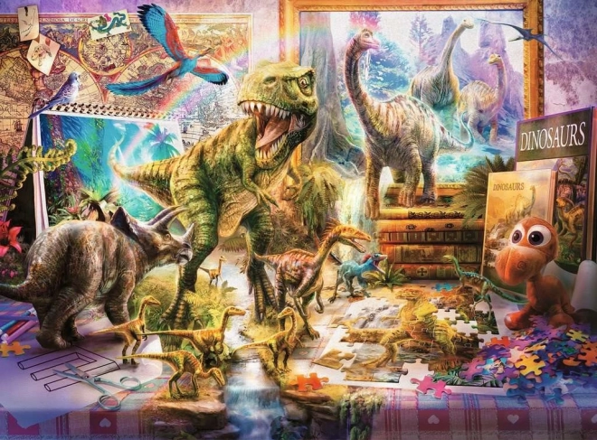 Ravensburger Puzzle Dinosaurier Leben XXL