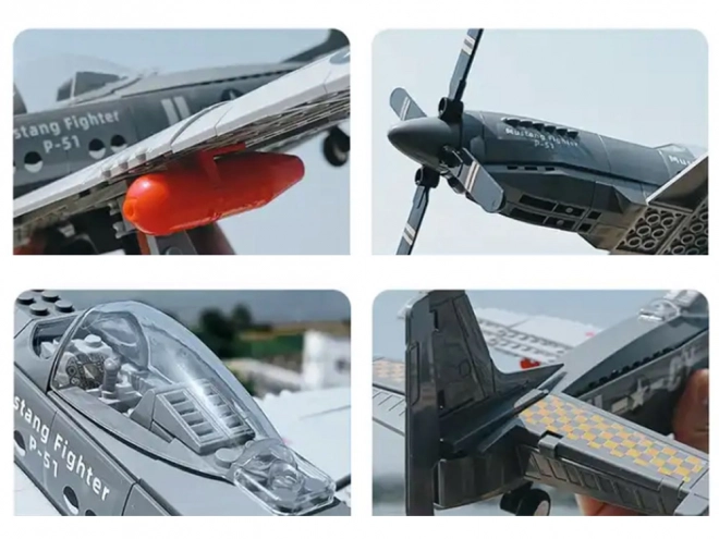 Bausatz Flugzeug Mustang von Jokomisiada