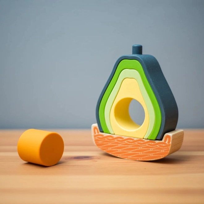 Bigjigs Toys Balanzierspiel Avocado