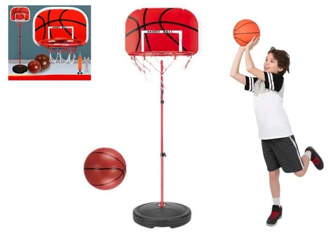 Basketballkorb für Kinder für den Garten 139 cm