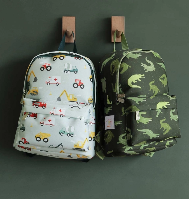 A Little Lovely Company Kleiner Kinderrucksack – Fahrzeuge