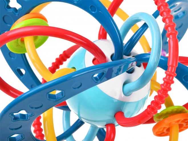 Woopie Baby Montessori Beißring und Rassel Spielzeug