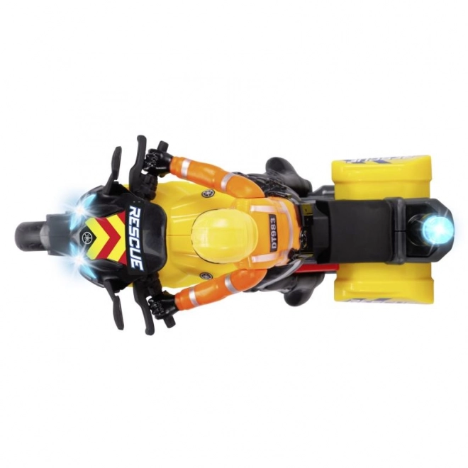 Rettungsmotorrad mit Fahrer 17 cm
