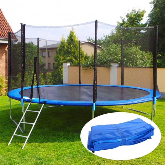 Blaue Federabdeckung für Trampolin 305-312 cm