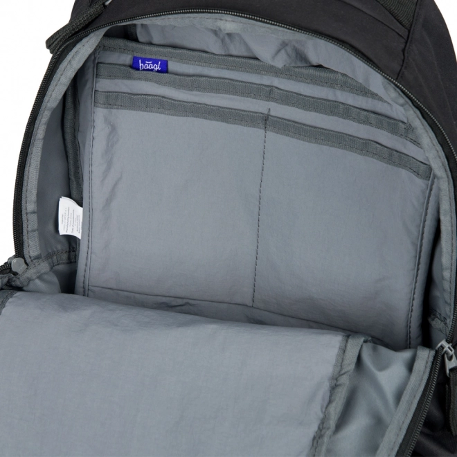 Stadt Rucksack BAAGL Dash Schwarz