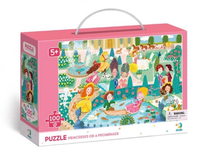 DODO Puzzle Prinzessinnen auf der Promenade 100 Teile