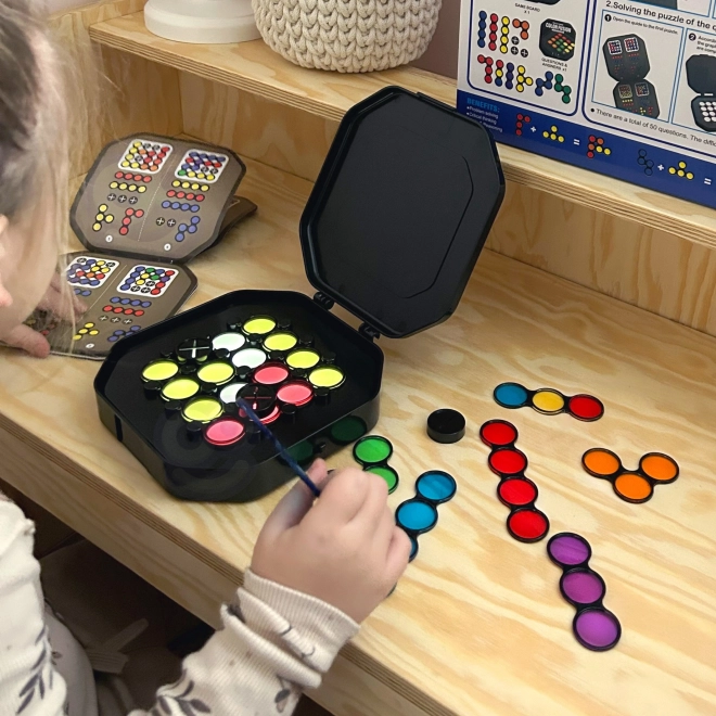 Woopie IQ Logikspiel 'Muster legen' Gehirntraining & Farbmischung