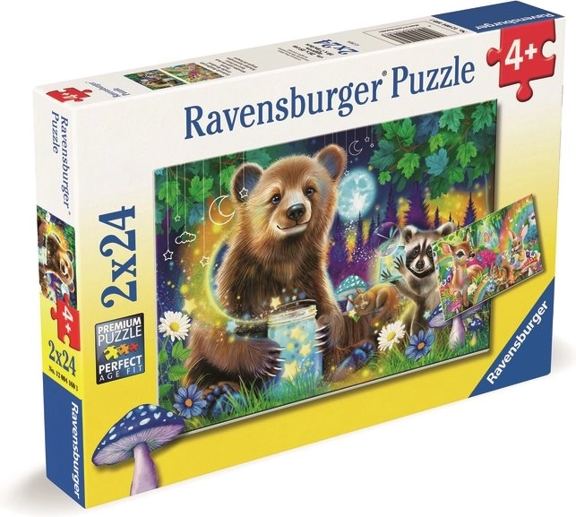 Ravensburger Puzzle Freunde aus dem Zauberwald 2x24 Teile