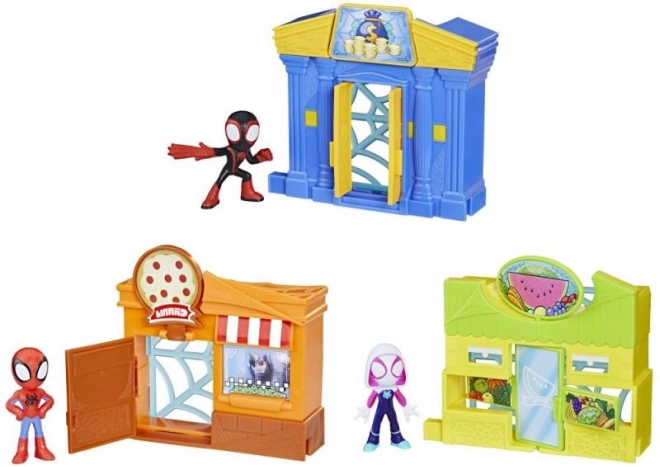Spielset Spider-Man und seine wunderbaren Freunde City Blocks