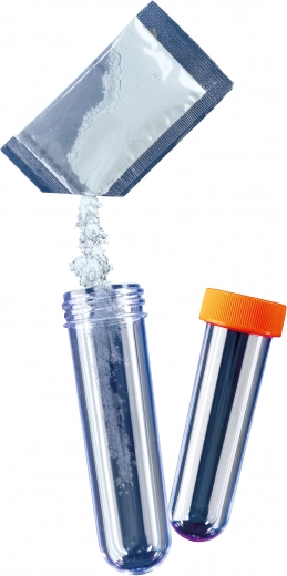 Praktisches Mischen in Reagenzgläsern