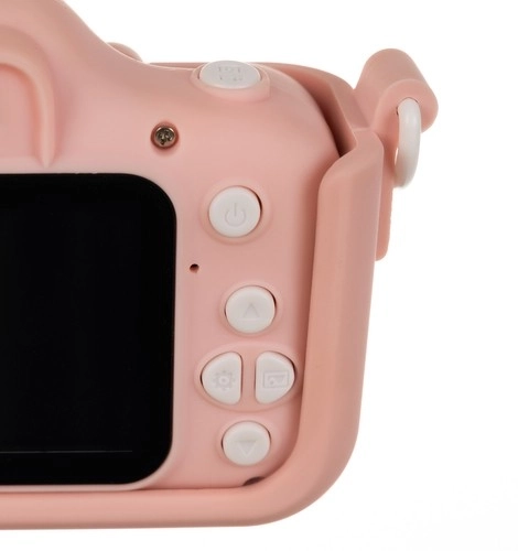 Digitaler Kinderfotoapparat mit Katzenmotiv – Rosa