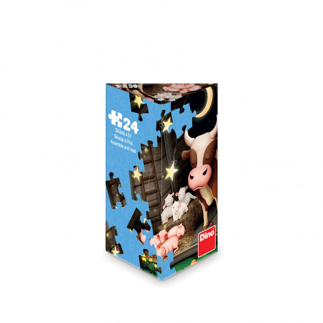 Farmtiere Puzzle mit Geschichte