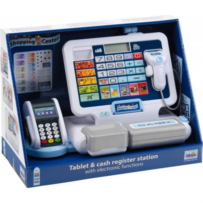 Elektronische Spielzeugkasse mit Terminal und Scanner