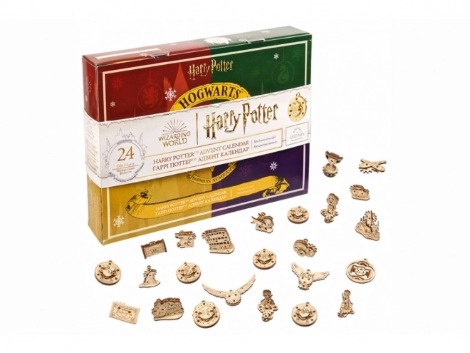 Ugears Harry Potter Adventskalender - 3D Holzbausatz