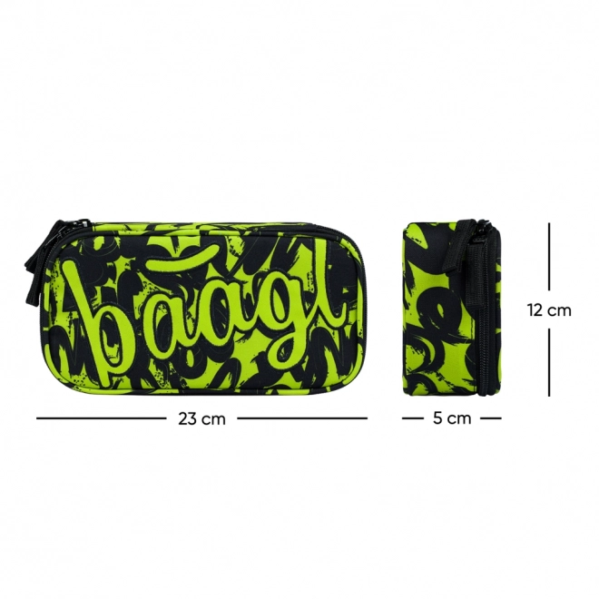 Baagl Schulmäppchen Etui Lime