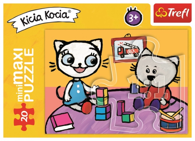 Trefl Puzzle Kicia Kocia Im Kinderzimmer 20 Teile