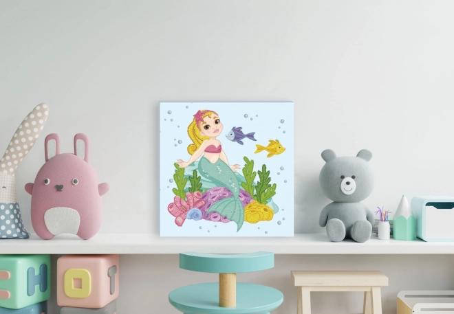 Diamond Dotz Set kleine Meerjungfrau