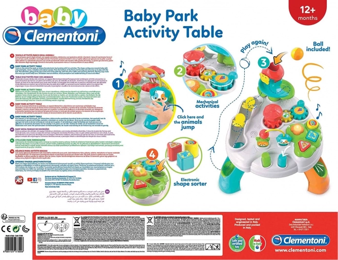 Clementoni Baby Interaktiver Spieltisch Activity Park