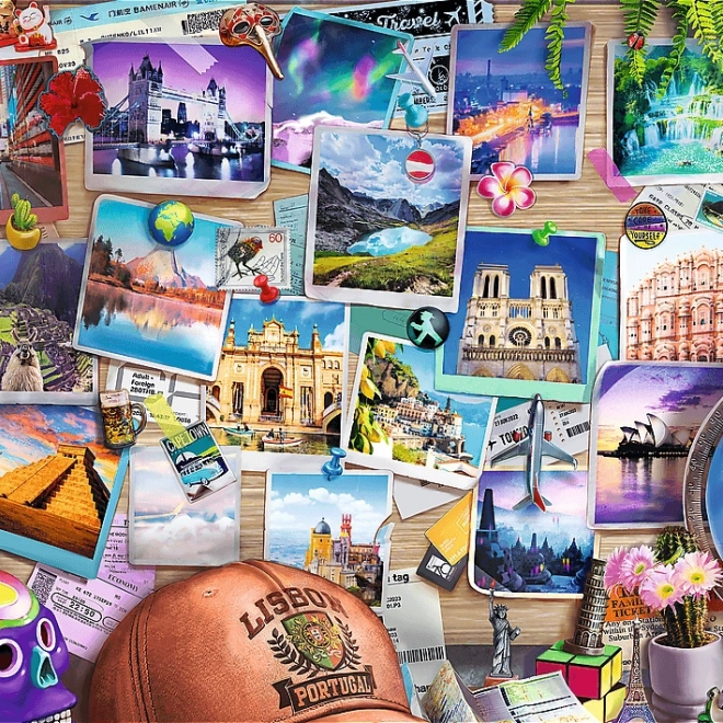 Puzzle TREFL Premium Plus Teestunde: Reiseerinnerungen 500 Teile