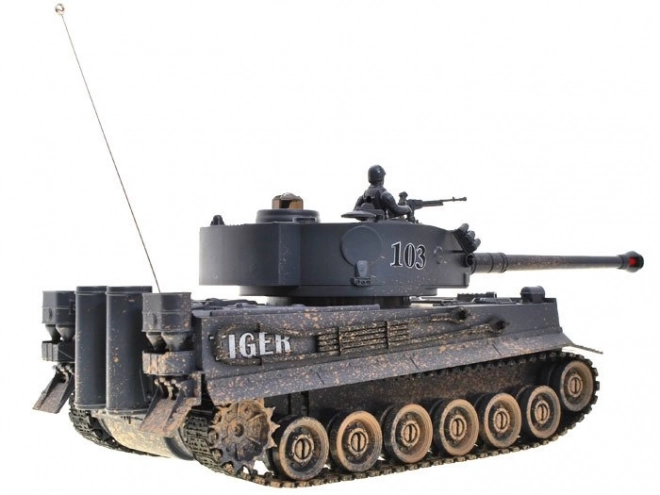 Ferngesteuertes Modell BATTLE TANK TIGER im Maßstab 1/28