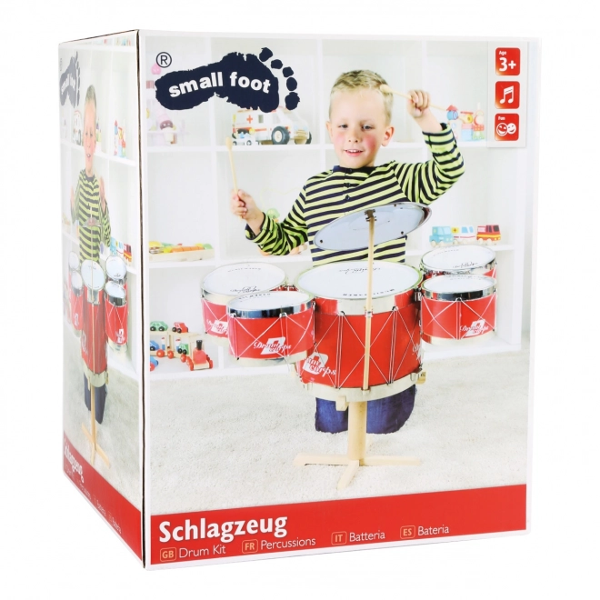 Small Foot Kinder-Musikinstrumente Schlagzeug