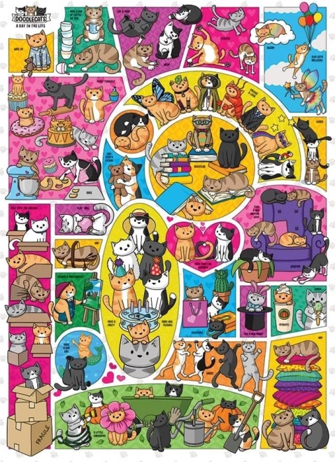 Cobble Hill Puzzle Doodlecats 1000 Teile