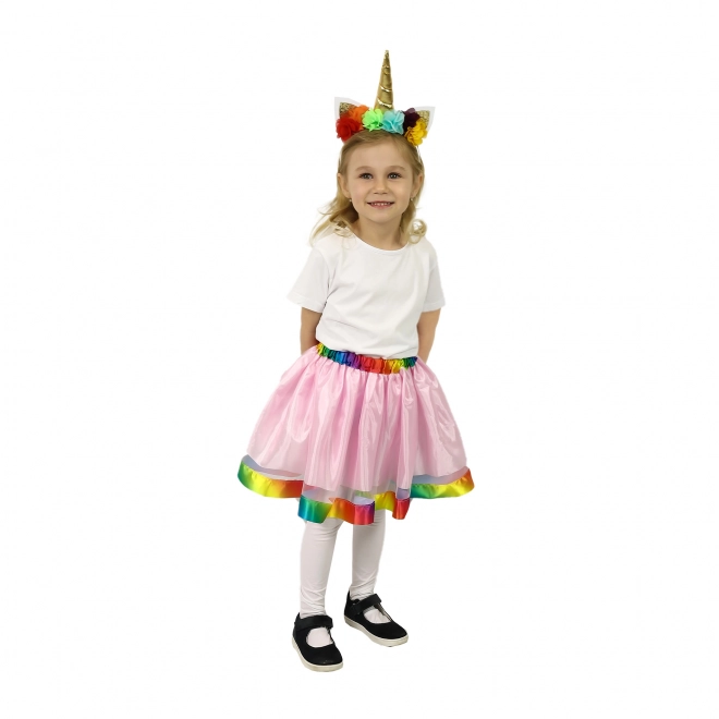 Tutu-Kleid Einhorn mit Haarreif für Mädchen