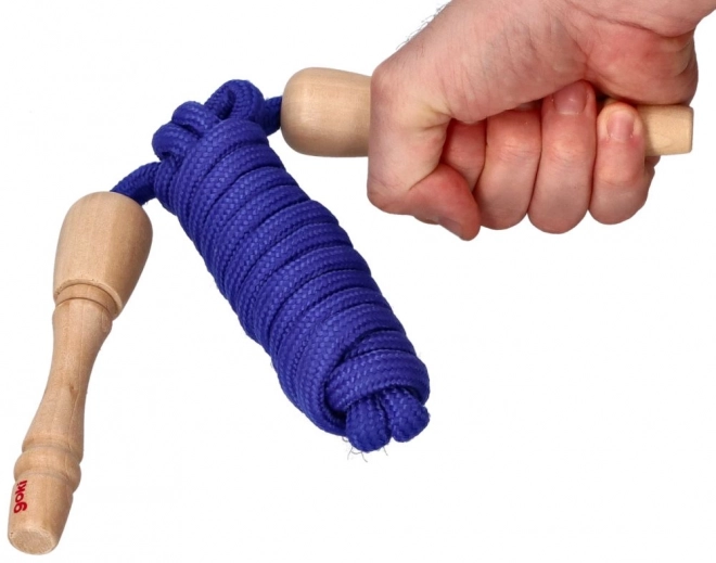 Goki Springseil mit Holzgriffen 240 cm