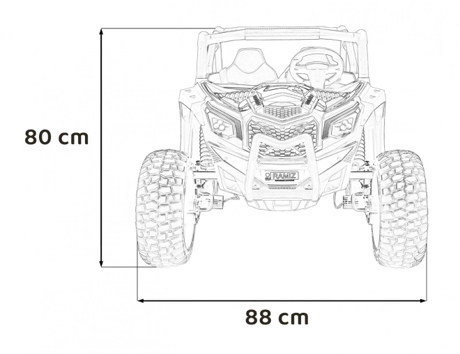 Rosa Geländewagen UTV X3