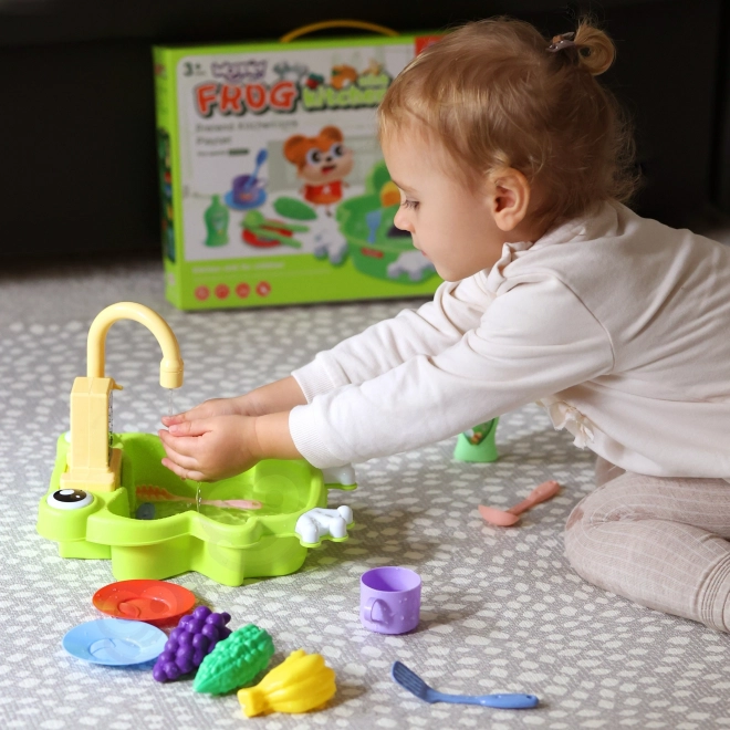 Woopie Küchenspüle Frosch mit Wasserfunktion
