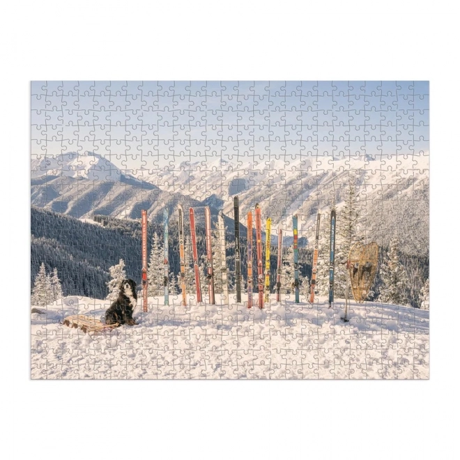 Galison Puzzle Winterferien 500 Teile