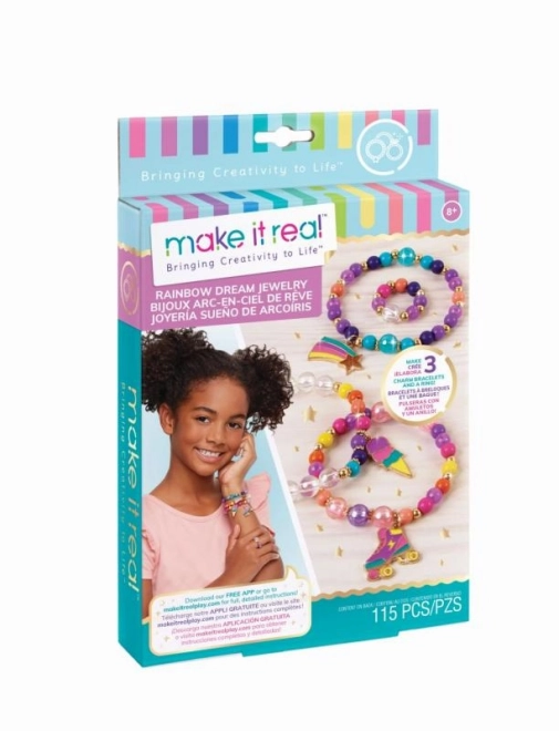 Armbandset Make It Real mit Anhängern
